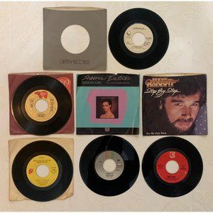 Lot of 5 VTG. Vinyl 45 Records Rock  70/80s Rolling Stones Quarterflash